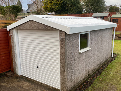 Glasgow Pitched Garage Roof